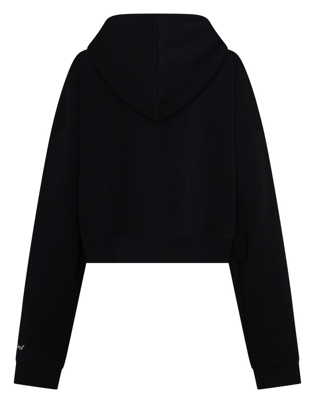 SSAINT - SŚAINT Cropped Hoodie Black & Butter