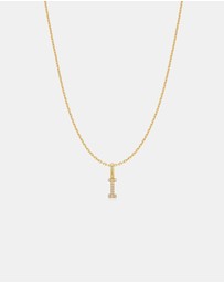 Ania Haie - Ania Haie Gold Letter I Initial Necklace