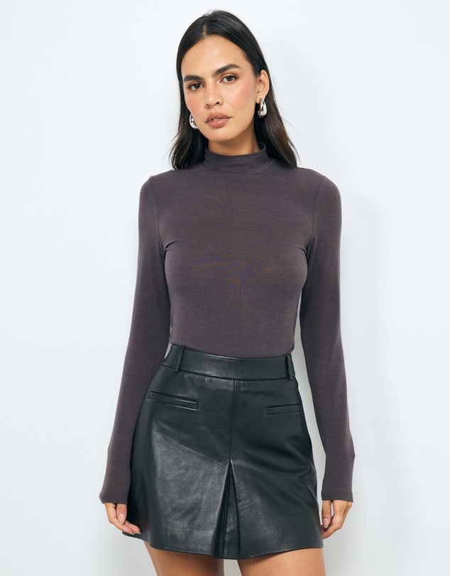 AERE - Lena Mockneck T-Shirt