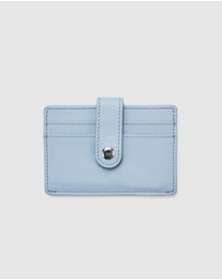 Globite - Leather RFID Card Holder Snap Button