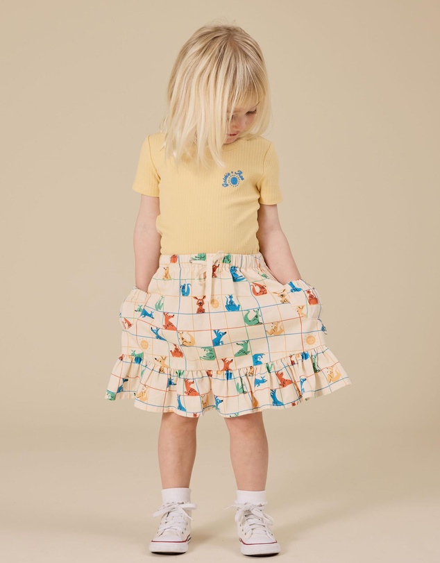 Goldie + Ace - Hopscotch Maya Pocket Skirt - Babies-Kids