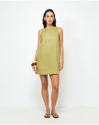 AERE - Zaya Linen Mini Dress