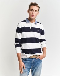 Gant - Chambray Collar Striped Heavy Rugger
