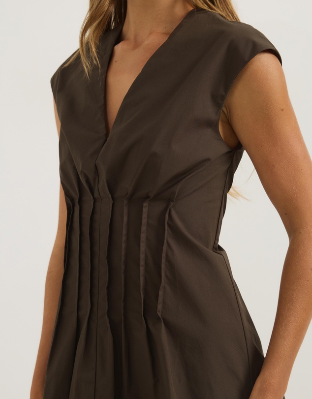 Atmos&Here - Cara Pintuck Mini Dress
