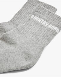 Country Road - Australian Cotton Blend Cr Sport Quarter Crew Sock
