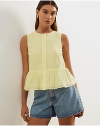 Atmos&Here - Tilly Peplum Shift Top