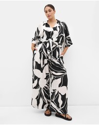 City Chic - Tie Print Shirt