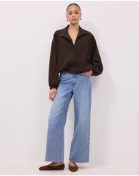 Calli - Karise Relaxed Funnel Neck Bomber