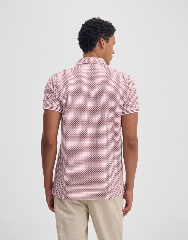 Oxford - Milo Print Jersey Polo With Pocket