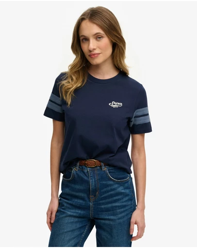 Superdry - Varsity Stripe Script Tee
