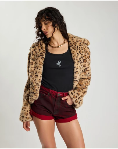 ONE TEASPOON - Catwalk Faux Fur Jacket