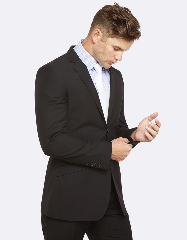Kelly Country - Livorno Essential Slim Fit Black Suit