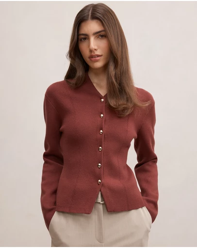 Forever New - Ophelia Sculpted Knitted Cardigan