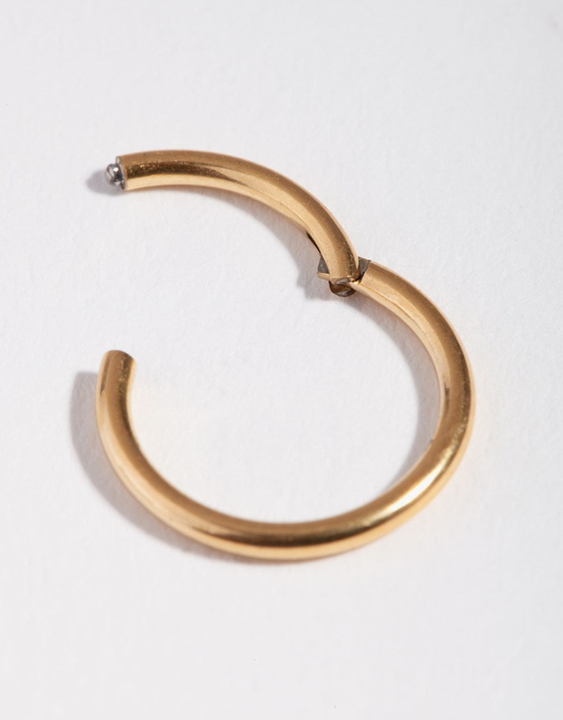 Lovisa - Titanium Gold 10mm Clicker Ring