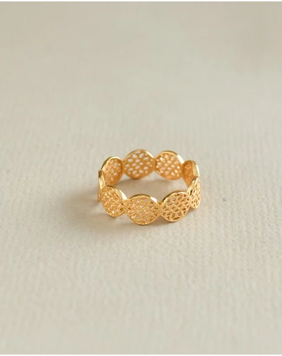 Meshca - Honeycomb Ring
