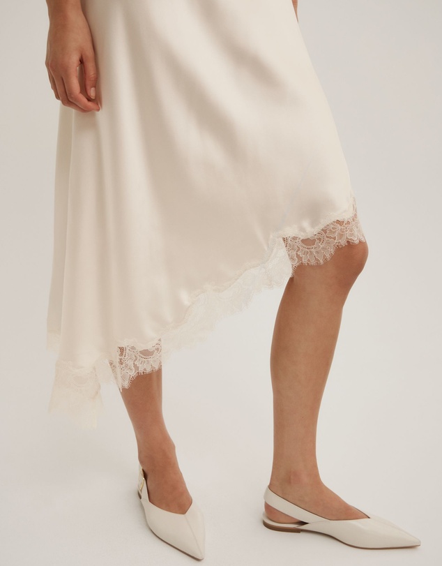 Witchery - Asymmetric Lace Skirt