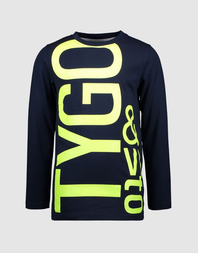 TYGO&vito - Organic Long Sleeve Logo T-Shirt - Kids-Teens