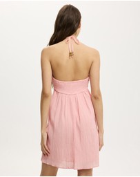 Cotton On - Taylor Tie Up Mini Sundress