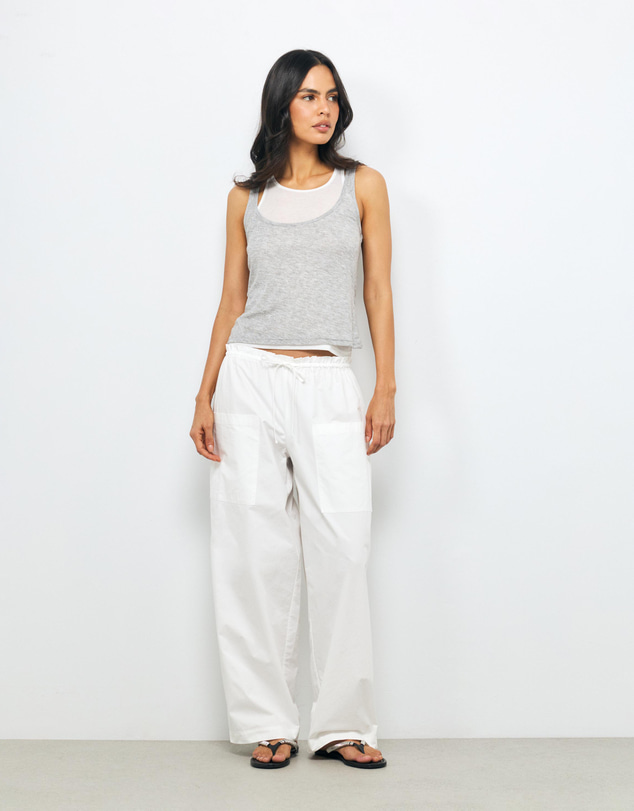 AERE - Zinnia Relaxed Wide-Leg Pants