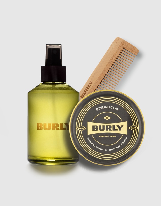 BURLY - Sea Salt Spray + Clay