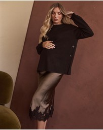 Soon Maternity - Soft Knit Feeding Top
