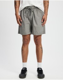 Surrounded By Ghosts - The Andradite Linen Drawstring Shorts