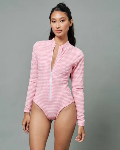 Fiola Rose Swim - Cristalle Rashie Suit