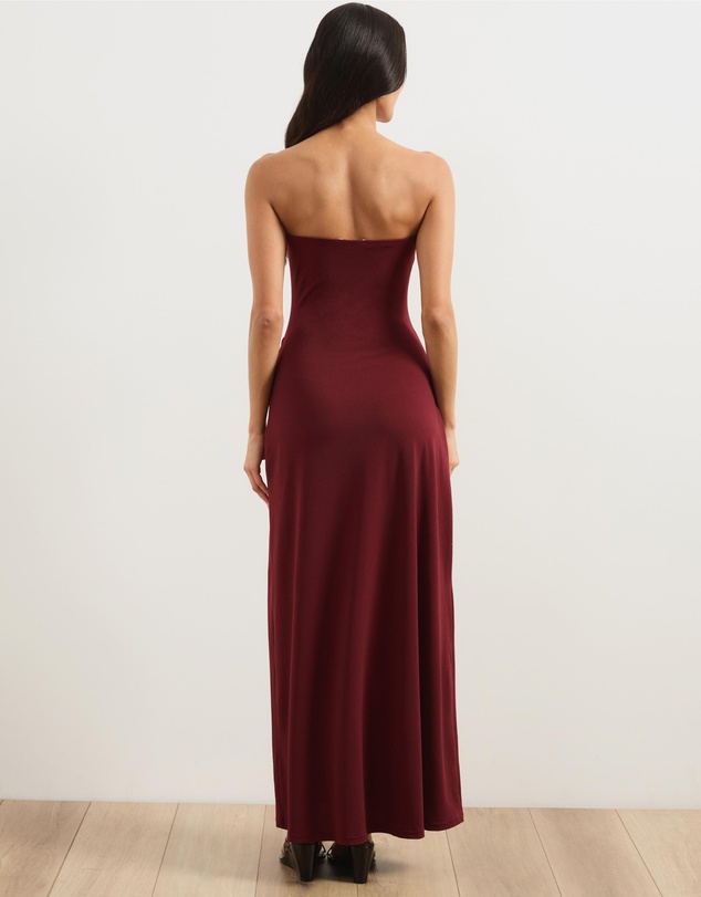 Atmos&Here - Clara Strapless Maxi Dress With Twist Detail