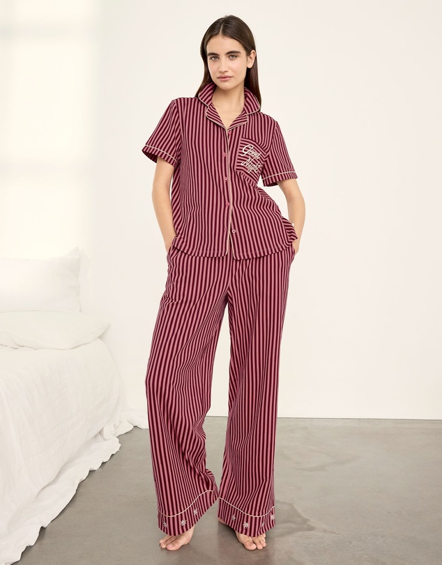 Chelsea Peers - Organic Cotton Good Night Long Pyjama Set