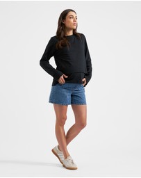 Ripe Maternity - Claud Long Sleeve Nursing Top