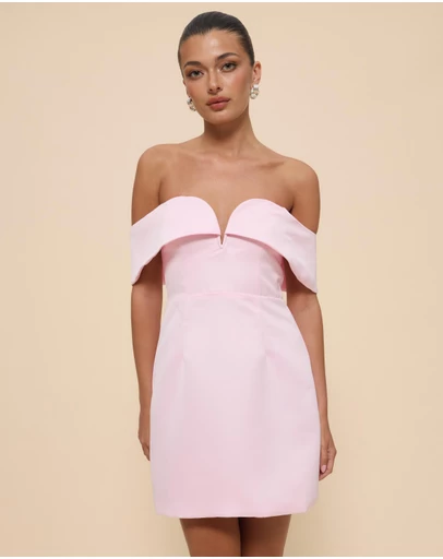 CHANCERY - Fold Bodice Mini Dress