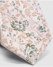 Politix - Floral Jacquard Silk Tie