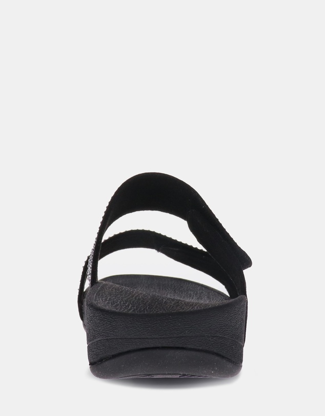 Mia Vita - Avoca Slide - Black Rhinestone