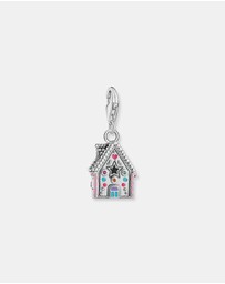 THOMAS SABO - Silver Charm Gingerbread House With Colourful Stones