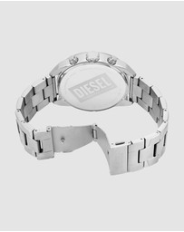 Diesel - Spiked Silver Tone Chronograph Watch