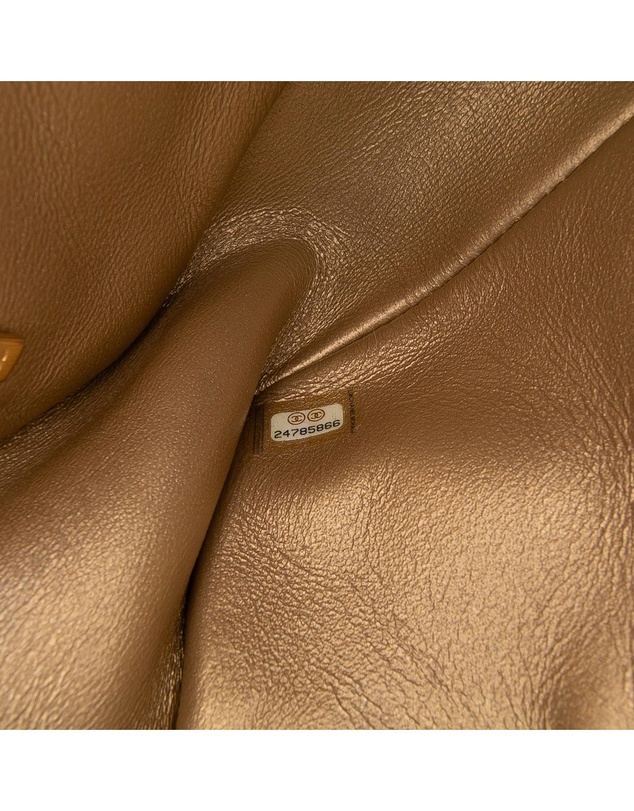 Pre-Loved by Azura Reborn - Pre-Loved Medium Quilted Calfskin Octagon CC Clasp Flap