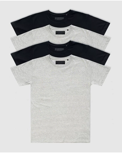 Xander - 4-Pack Blanc Tee - Youth