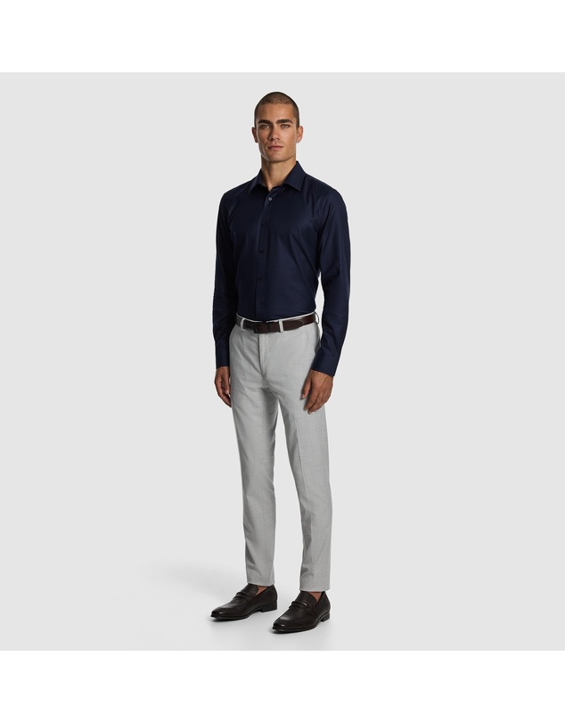 yd. - Maximum Two Ply Cotton Slim Dress Shirt