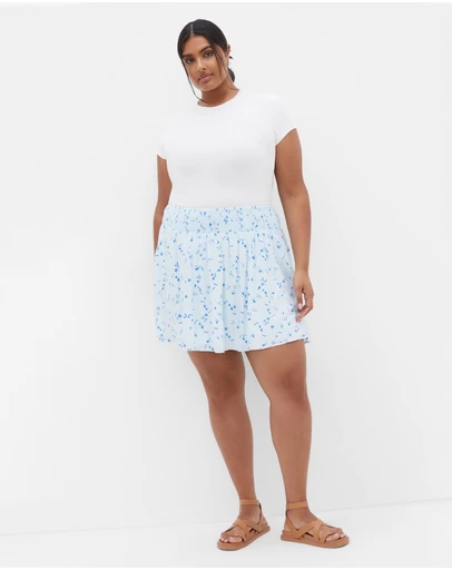 City Chic - Sweet Floral Skirt
