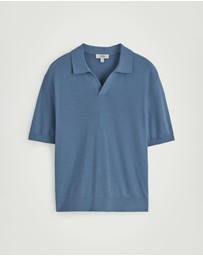 COS - Knitted Linen Polo Shirt