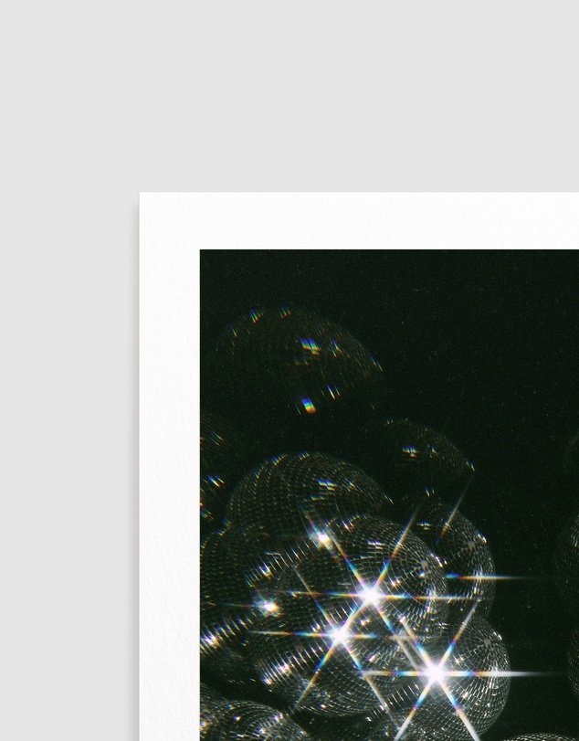 Olive et Oriel - Disco Kaleidoscope - Portrait by Samantha Hearn Art Print