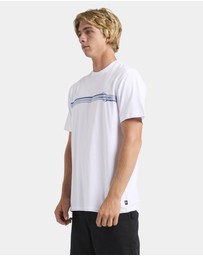 Quiksilver - Mens Line Up Stripe T-Shirt
