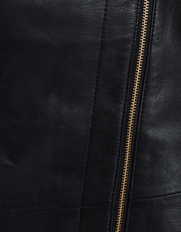Marcs - Zip Leather Skirt