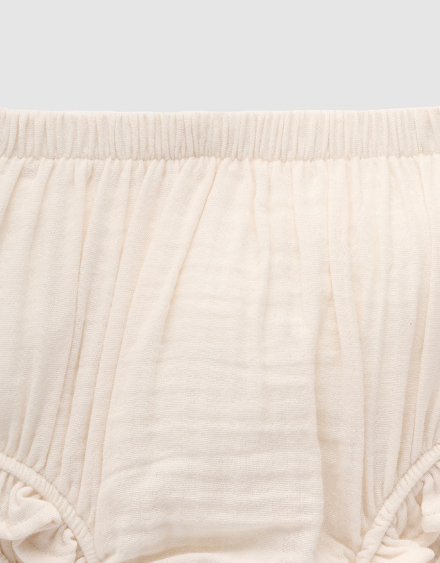Purebaby - Ruffle Bloomer- Kids-Babies