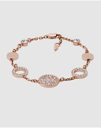 Fossil - Fossil Disk Station Two Tone Bracelet JF01739791