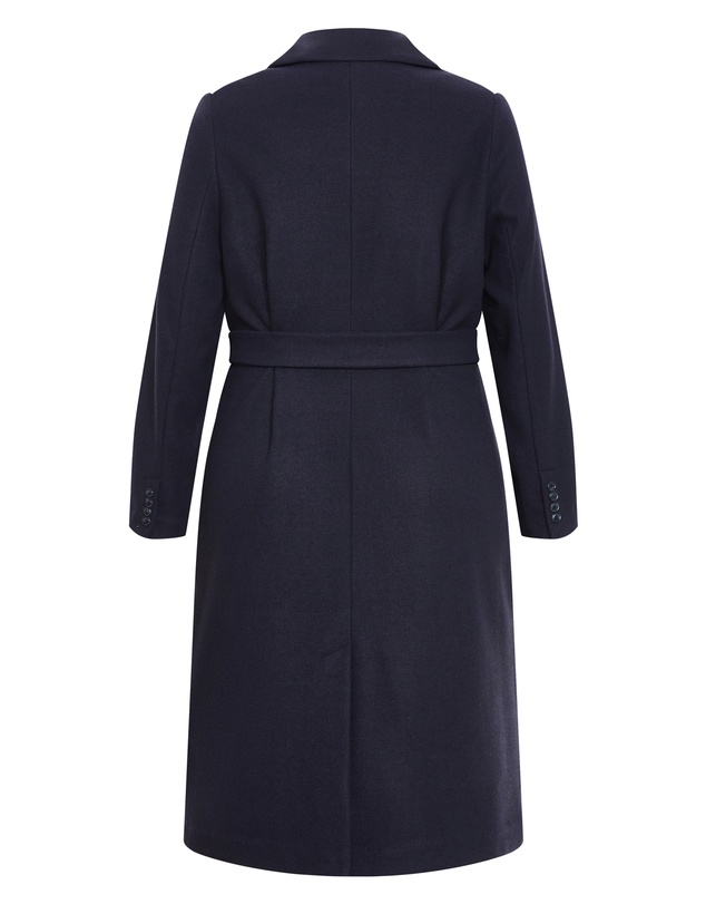City Chic - Riley Row Belted Coat