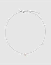 Najo - Whirlpool Silver Pearl Necklace