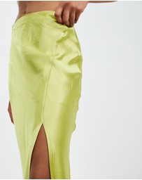Third Form - Crush Bias Split Maxi Skirt