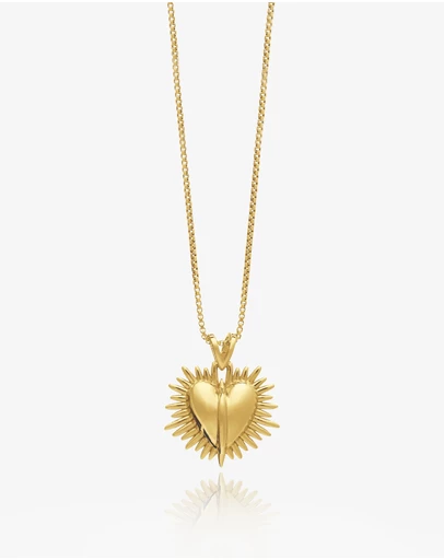 Rachel Jackson - Electric Deco Heart Necklace
