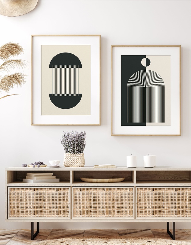 Olive et Oriel - Arche Graphique III Art Print